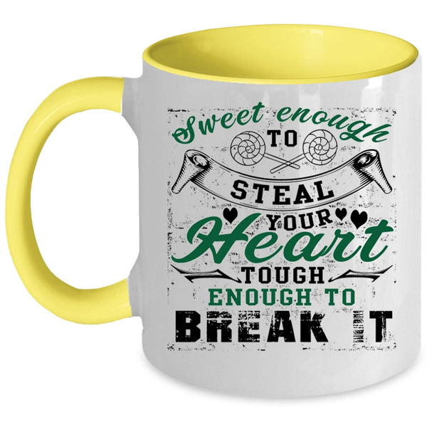 Cute Nurses Coffee Mug, Sweet Enough To Steal Your Heart Accent Mug