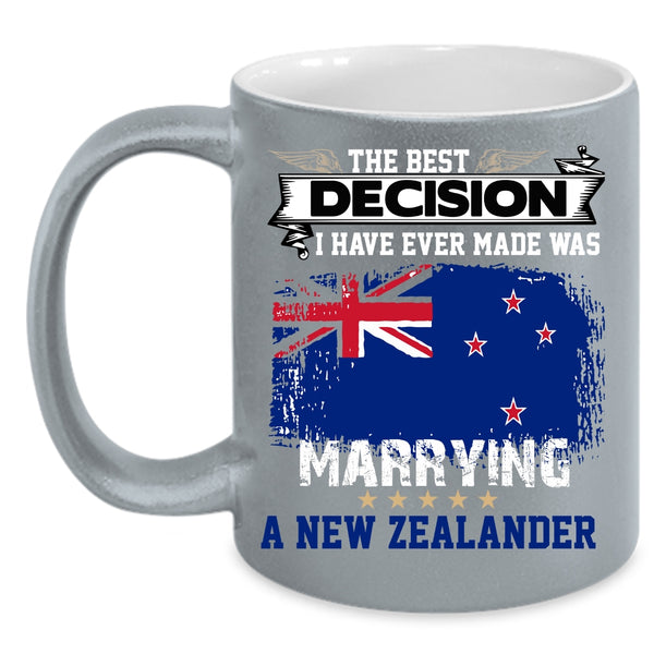 Marrying A New Zealander Coffee Mug, Cool Just Married Coffee Cup