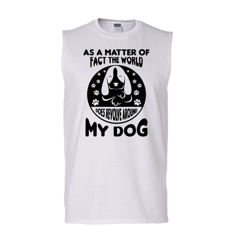 A black t-shirt with the shopify logo