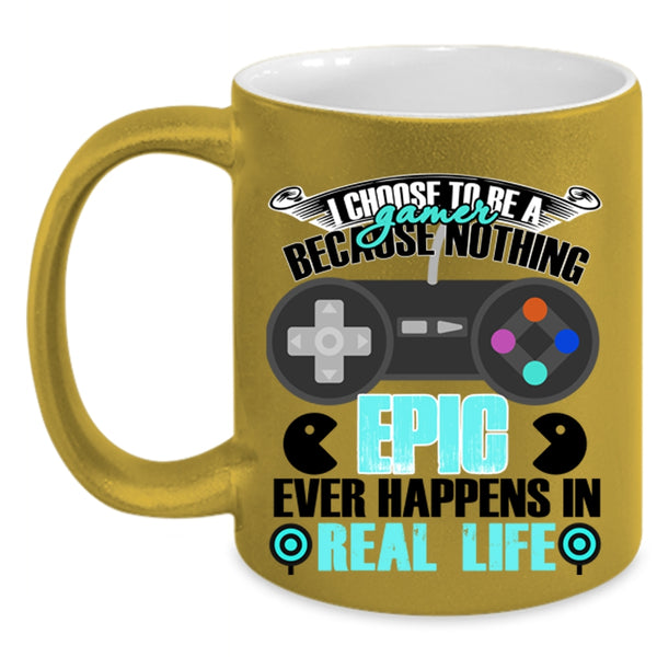 Proud To Be A Gamer Coffee Mug, I Choose To Be A Gamer Accent Mug