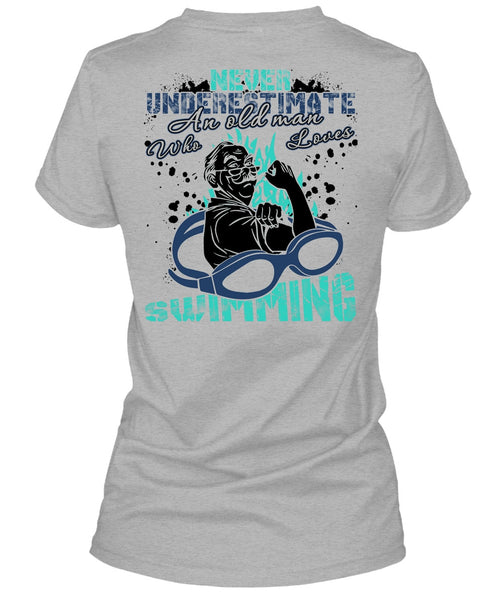 Old Man Who Loves Swimming T Shirt, I Love Swimming T Shirt