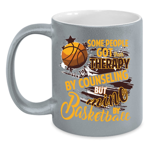 Basketball Coffee Mug, Cool Sporty Coffee Cup