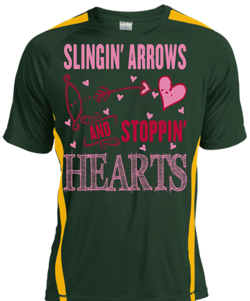 Slinging Arrows And Stopping Hearts T Shirt, I Love Husband T Shirt, Cool Shirt