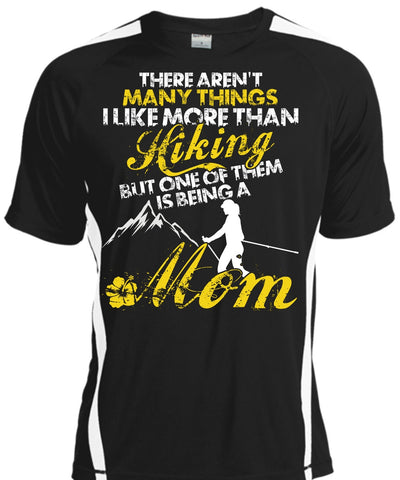 A black t-shirt with the shopify logo