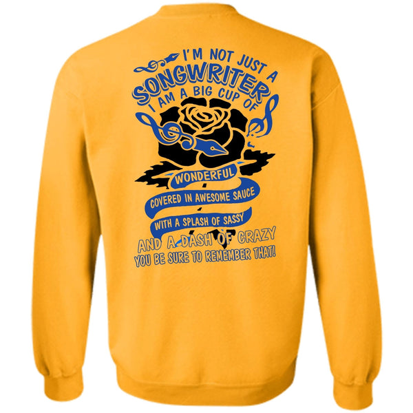I Love Writing T Shirt, I'm Not Just A Songwriter Sweatshirt