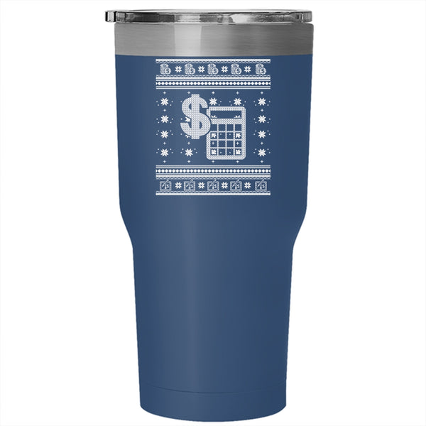Accountant Tumbler 30 oz Stainless Steel, Cool Christmas Gift For Accountant Travel Mug