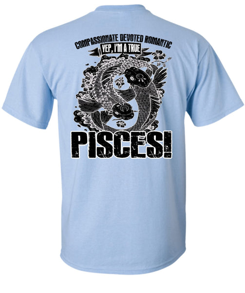 I'm A True Pisces T Shirt, I Love Pisces T Shirt