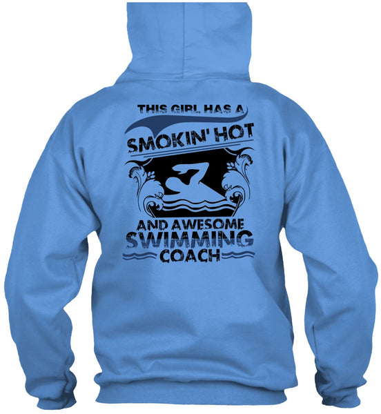 Awesome Swimming Coach T Shirt, I Love Swimming T Shirt