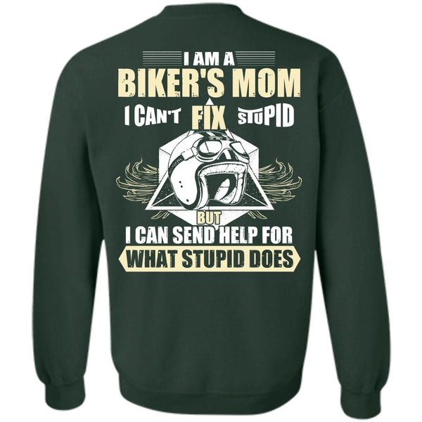 Fix Stupid T Shirt, I Love Biking Sweatshirt