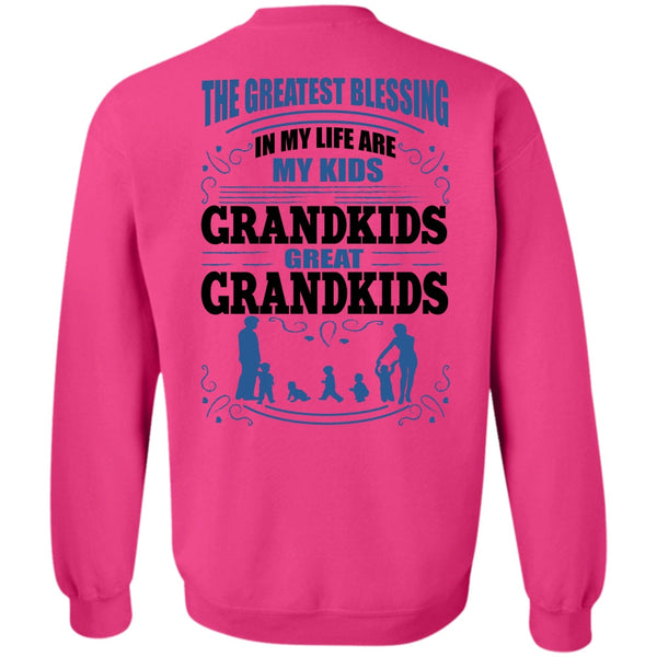 I Love Grandson T Shirt, My Kids Grandkids Great Grandkids Sweatshirt