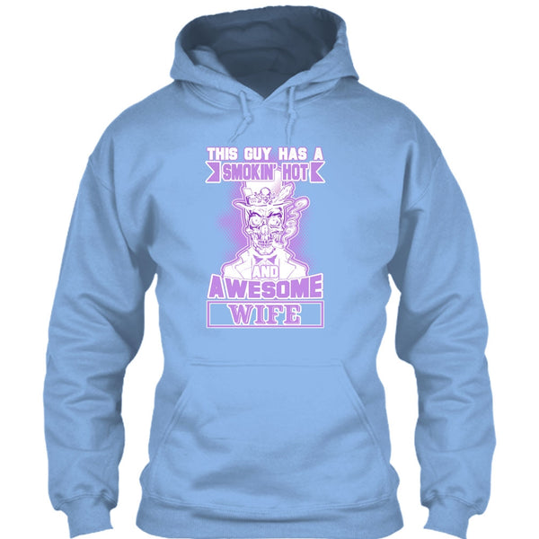 Smoking Hot And Awesome Wife T Shirt, Gift For Husband T Shirt