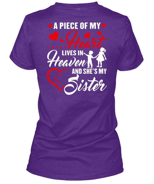 She's My Sister T Shirt, Lives In Heaven T Shirt