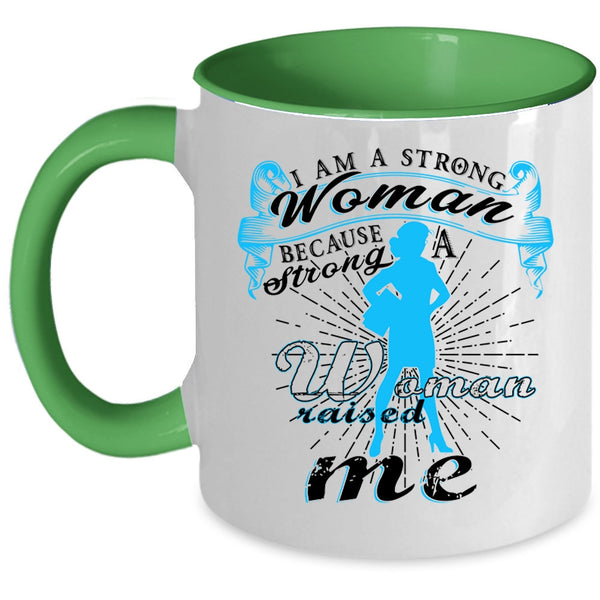 Cute Gift For Strong Woman Coffee Mug, I Am A Stong Woman Accent Mug