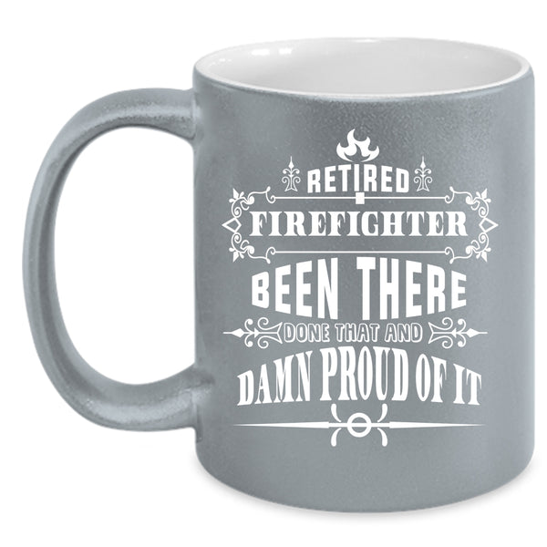 Retired Firefighter Coffee Mug, Awesome Firefighters Coffee Cup