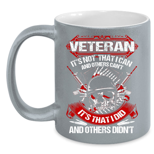 Veteran Coffee Mug, Awesome Gift For Grandpa Coffee Cup