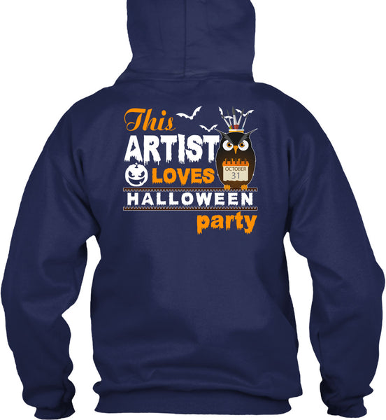 This Artist Loves Halloween Party T Shirt, I Love You Pumpkin T Shirt