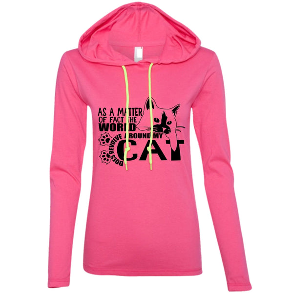 World Does Revolve Around My Cat T Shirt, I Love Cat T Shirt, Awesome T-Shirts