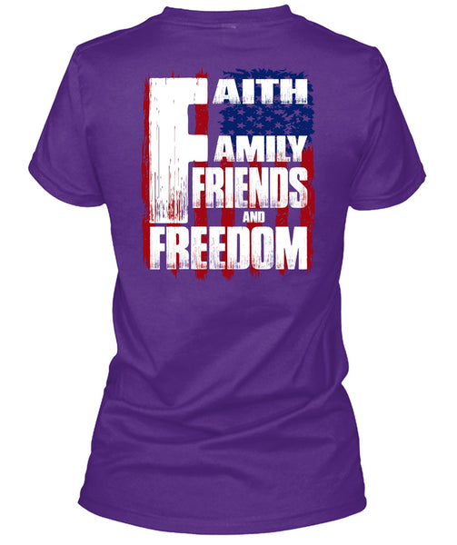 Faith Family Friends And Freedom T Shirt, Being A Veteran T Shirt