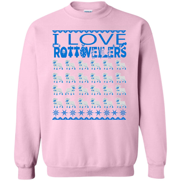 Rottwellers Merry Christmas T Shirt, I Love Rottwellers Sweatshirt