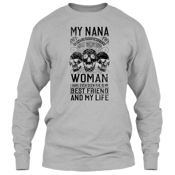 My Nana Is The Coolest Woman T Shirt, Coolest Nanny Ever T Shirt