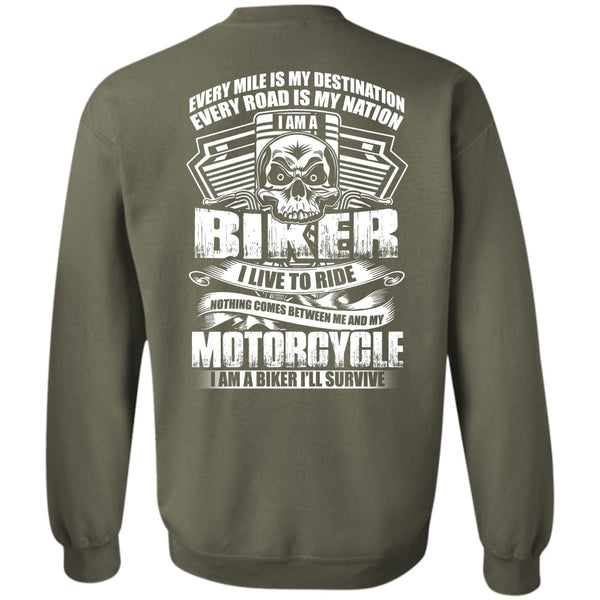 My Motorcycle T Shirt, I Love Biking Sweatshirt