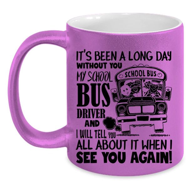 Awesome Bus Driver Coffee Mug, My School Bus Driver Accent Mug