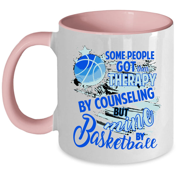 Cool Sporty Coffee Mug, Basketball Accent Mug