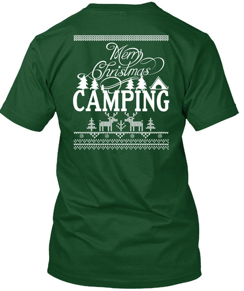 Merry Christmas Camping T Shirt, This Girl Loves Christmas T Shirt