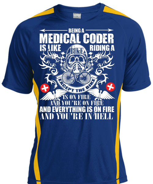Being A Medical Coder T Shirt, You're In Hell T Shirt, Cool Shirt