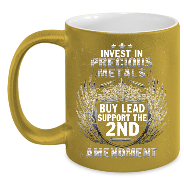 Invest In Precious Metals Coffee Mug, Buy Lead Coffee Cup