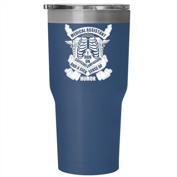 Medical Assistant Tumbler 30 oz Stainless Steel, Cool Gift For Nurse Travel Mug