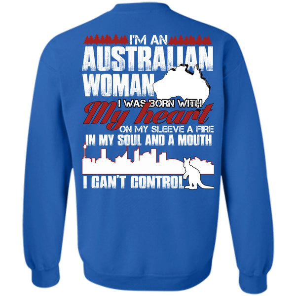 I Can't Control T Shirt, I Love Australian Sweatshirt