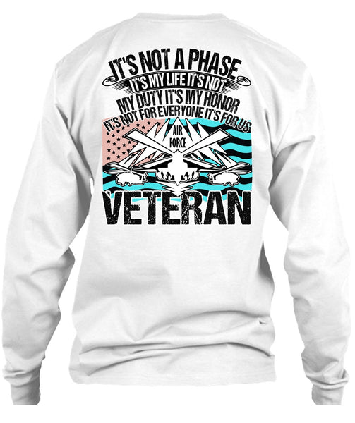 Air Force Veteran T Shirt, I Love Veteran T Shirt