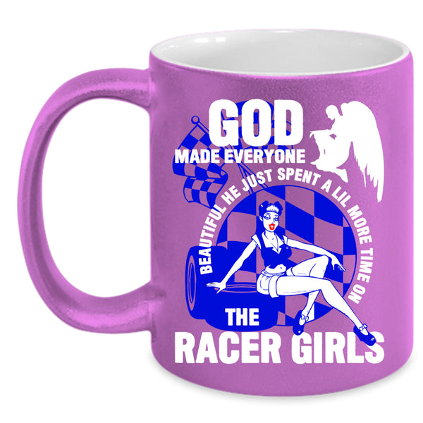 The Racer Girls Coffee Mug, Cool Gift For Racer Girls Coffee Cup