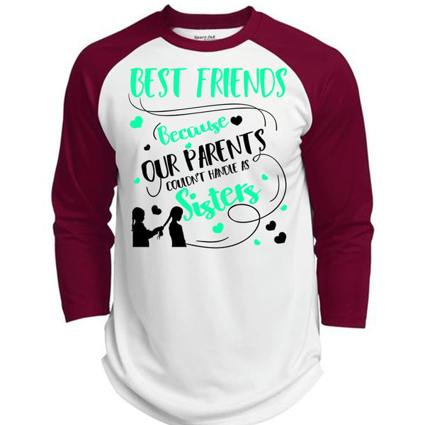 Our Parents Couldn't Handle As Sisters T Shirt, I Love Sister T Shirt, Awesome T-Shirts  (Polyester Game Baseball Jersey)