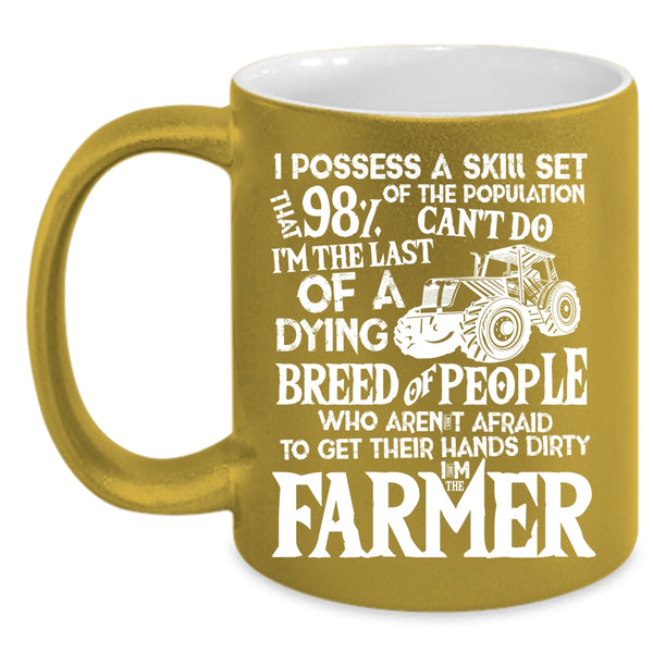 I'm The Farmer Coffee Mug, Funny Gift For Farmer Coffee Cup