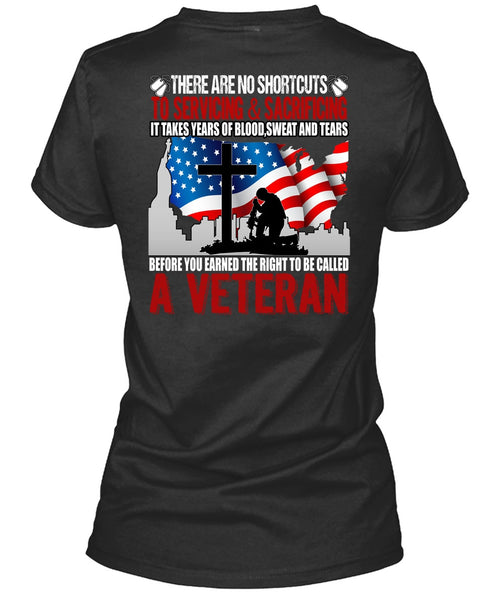 To Be Called A Veteran T Shirt, Sweat And Tears T Shirt