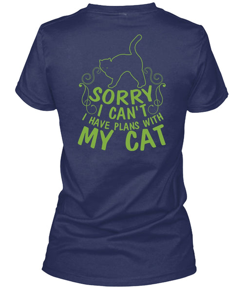 I Have Plans With My Cat T Shirt, I Love Cat T Shirt