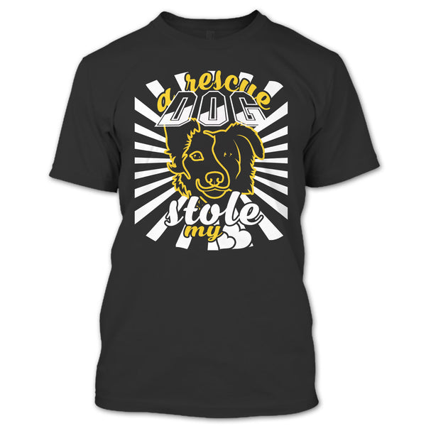 A black t-shirt with the shopify logo