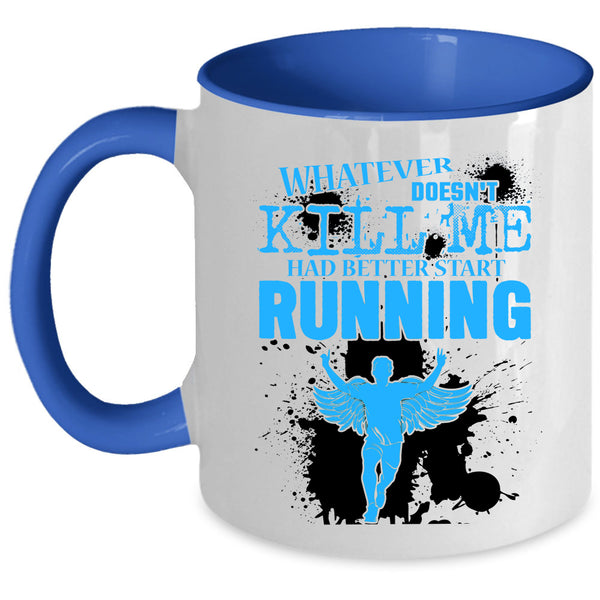 Cool Gift For Runner Coffee Mug, Running Accent Mug