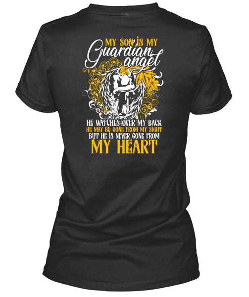 My Son Is My Guardian Angel T Shirt, My Heart T Shirt