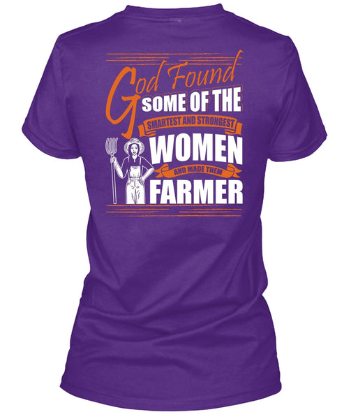 Made Them Farmer T Shirt, Smartest And Strongest T Shirt