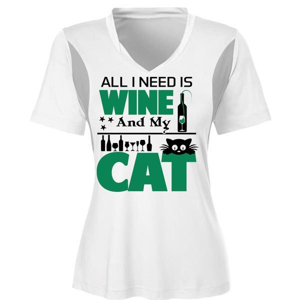 All I Need Is Wine And My Cat T Shirt, My Favorite T Shirt