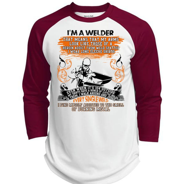 I Am A Welder T Shirt, Every Single Weld T Shirt, Awesome T-Shirts  (Polyester Game Baseball Jersey)
