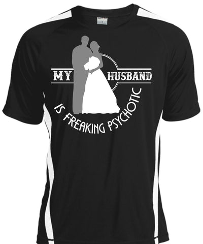 A black t-shirt with the shopify logo
