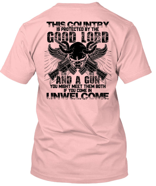 Good Lord And A Gun T Shirt, I Love Gunning T Shirt