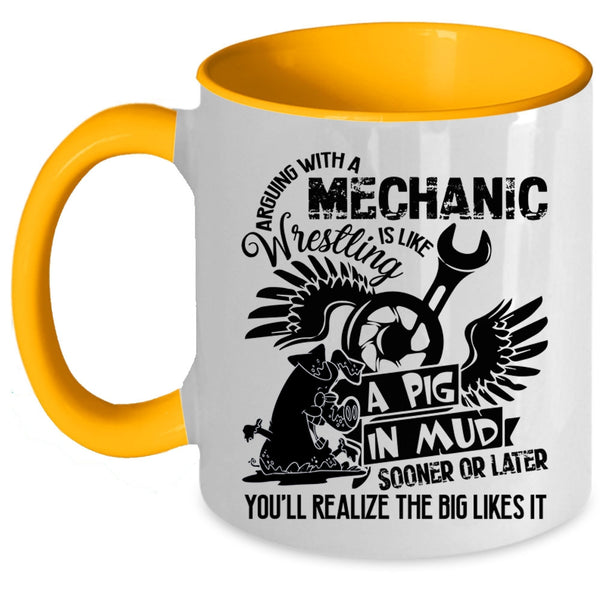 Funny Gift For Mechanics Coffee Mug, Cool Mechanics Accent Mug