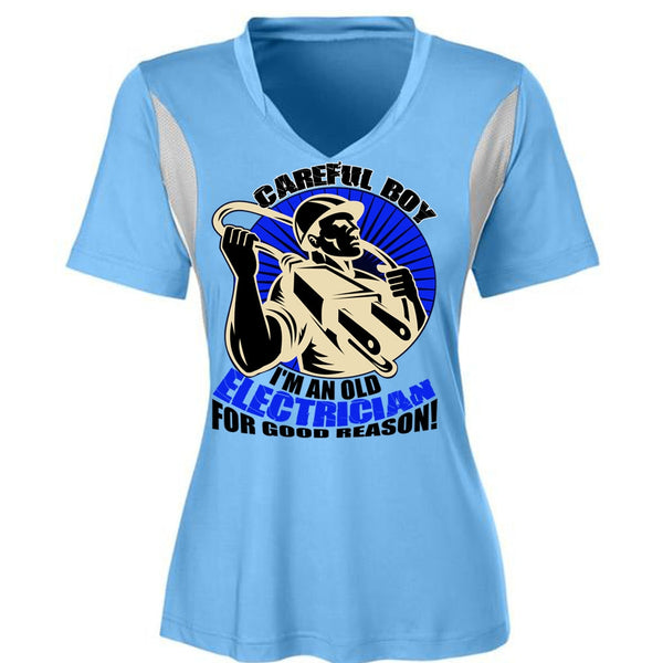 I'm An Old Electrician T Shirt, I Love Electrician T Shirt, Awesome T-Shirts