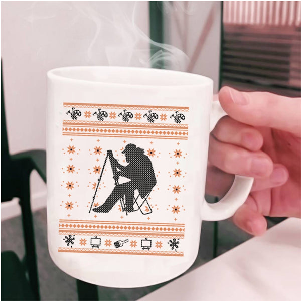 Cool Ugly Christmas Coffee Mug, Painter Cup