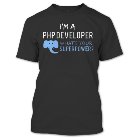 A black t-shirt with the shopify logo